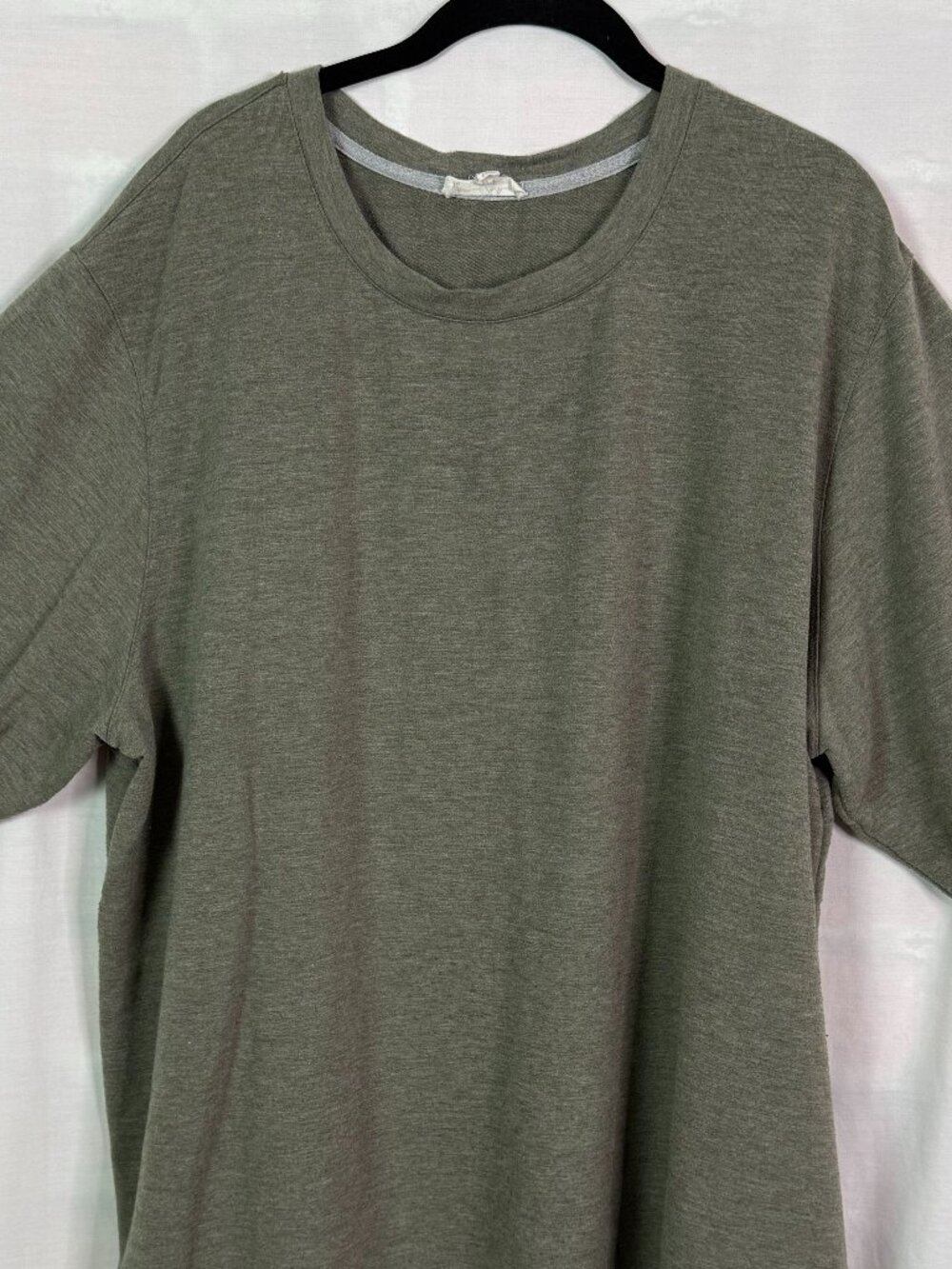 Jane and Delancey Grey Scoop Neck Sweatshirt 3/4 Length Sleeve 3XL